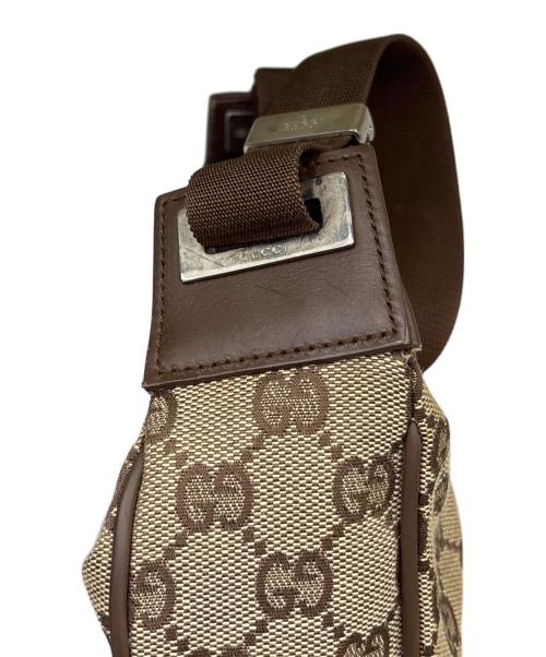 GUCCI（グッチ）GUCCI (グッチ) ショルダーバッグ　GGキャンバス ベージュの古着・服飾アイテム