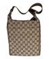 GUCCI（グッチ）の古着「ショルダーバッグ　GGキャンバス」｜ベージュ