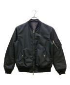 UNDERCOVERアンダーカバー）の古着「リバーシブルMA-1ジャケット」｜ブラック