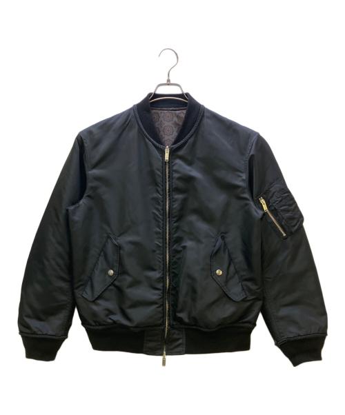 UNDERCOVER（アンダーカバー）UNDERCOVER (アンダーカバー) リバーシブルMA-1ジャケット ブラック サイズ:2の古着・服飾アイテム