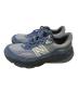 NEW BALANCE (ニューバランス) スニーカー グレー×ネイビー サイズ:26.5cm：22000円