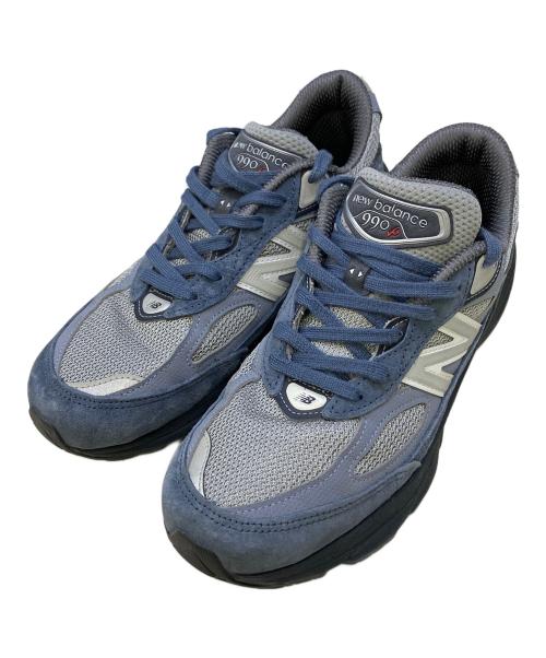 NEW BALANCE（ニューバランス）NEW BALANCE (ニューバランス) スニーカー グレー×ネイビー サイズ:24.5cmの古着・服飾アイテム