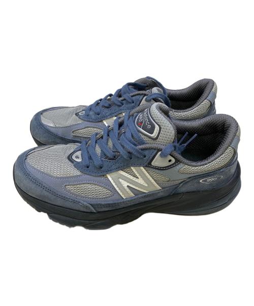 NEW BALANCE（ニューバランス）NEW BALANCE (ニューバランス) スニーカー グレー×ネイビー サイズ:24.5cmの古着・服飾アイテム