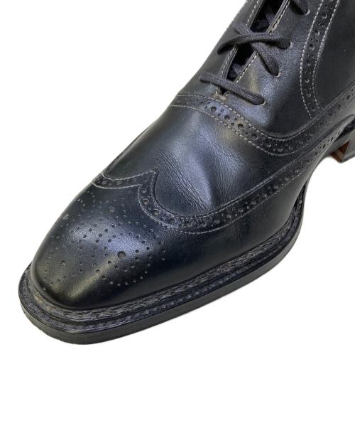 bollini（ボリーニ）Bollini (ボリーニ) ウィングチップブーツ ブラック サイズ:SIZE 40の古着・服飾アイテム