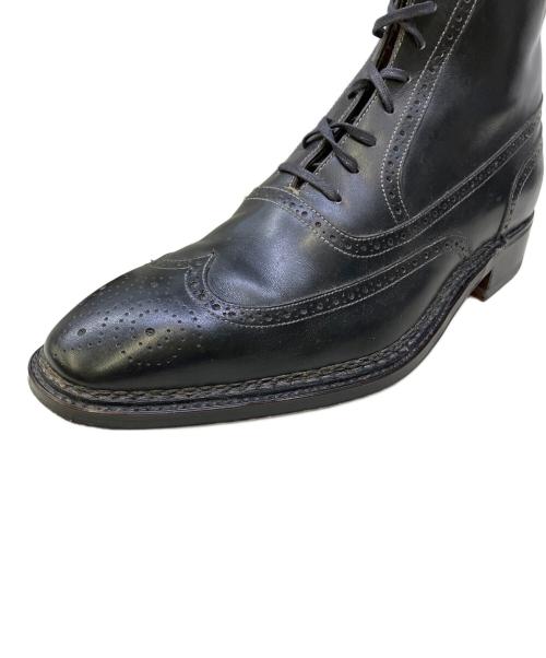 bollini（ボリーニ）Bollini (ボリーニ) ウィングチップブーツ ブラック サイズ:SIZE 40の古着・服飾アイテム