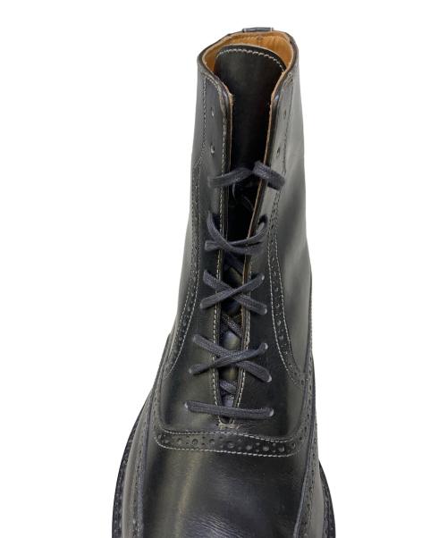 bollini（ボリーニ）Bollini (ボリーニ) ウィングチップブーツ ブラック サイズ:SIZE 40の古着・服飾アイテム