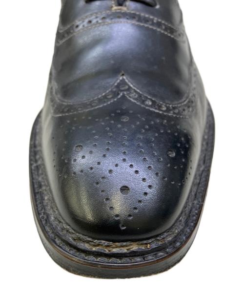 bollini（ボリーニ）Bollini (ボリーニ) ウィングチップブーツ ブラック サイズ:SIZE 40の古着・服飾アイテム