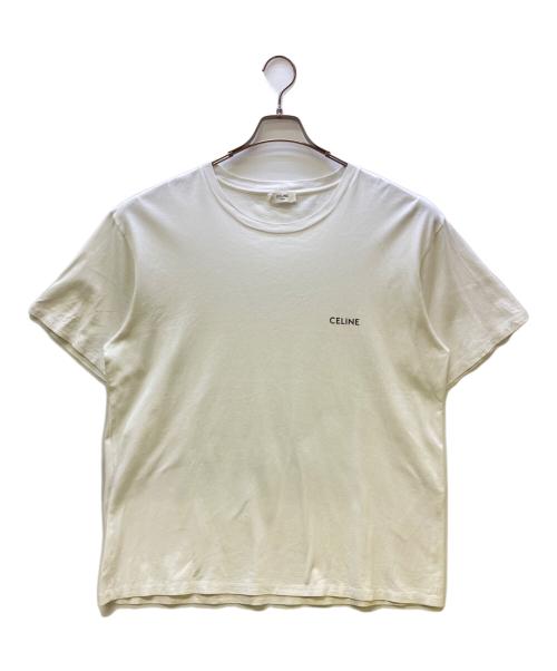 CELINE（セリーヌ）CELINE (セリーヌ) 半袖カットソー ホワイト サイズ:Lの古着・服飾アイテム
