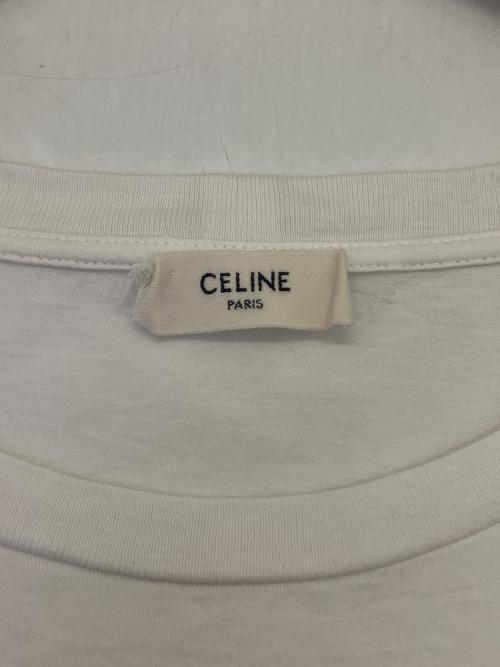 CELINE（セリーヌ）CELINE (セリーヌ) 半袖カットソー ホワイト サイズ:Lの古着・服飾アイテム