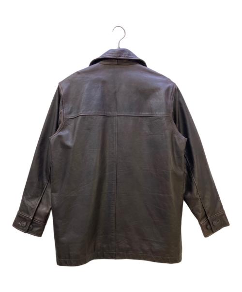 GAP（ギャップ）GAP (ギャップ) レザーコート ブラウン サイズ:XSの古着・服飾アイテム