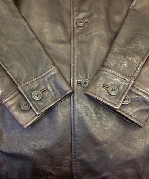 GAP（ギャップ）GAP (ギャップ) レザーコート ブラウン サイズ:XSの古着・服飾アイテム
