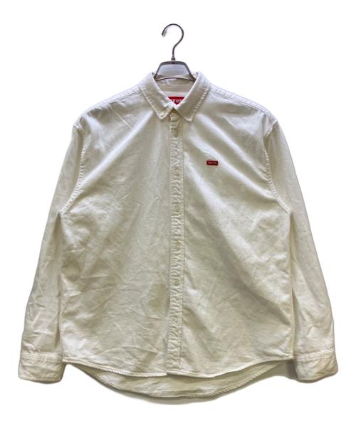 SUPREME（シュプリーム）Supreme (シュプリーム) Small Box Denim Shirt ホワイト サイズ:Sの古着・服飾アイテム
