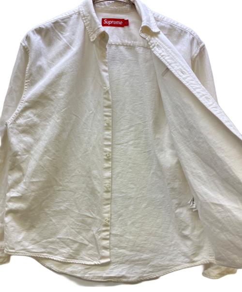 SUPREME（シュプリーム）Supreme (シュプリーム) Small Box Denim Shirt ホワイト サイズ:Sの古着・服飾アイテム