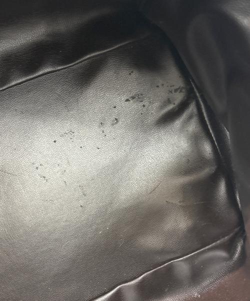 CELINE（セリーヌ）CELINE (セリーヌ) ミニボストンバッグ　マカダム　スウェード ブラウンの古着・服飾アイテム