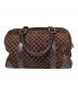 CELINE (セリーヌ) ミニボストンバッグ　マカダム　スウェード ブラウン：35000円