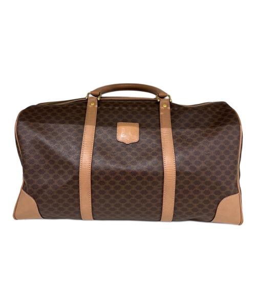 CELINE（セリーヌ）CELINE (セリーヌ) ボストンバッグ　マカダム ブラウンの古着・服飾アイテム