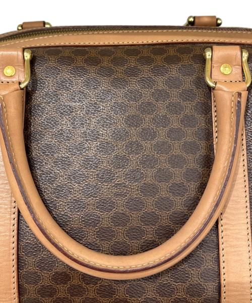 CELINE（セリーヌ）CELINE (セリーヌ) ボストンバッグ　マカダム ブラウンの古着・服飾アイテム