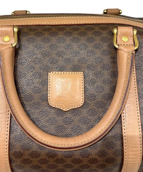 CELINE（セリーヌ）CELINE (セリーヌ) ボストンバッグ　マカダム ブラウンの古着・服飾アイテム