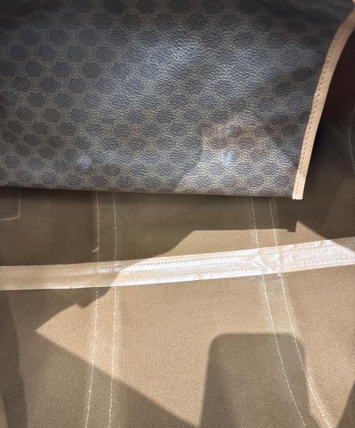 CELINE（セリーヌ）CELINE (セリーヌ) ボストンバッグ　マカダム ブラウンの古着・服飾アイテム