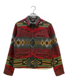 RRL（ダブルアールエル）の古着「ジャケット」｜レッド×グレー
