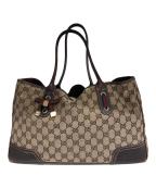 GUCCIグッチ）の古着「トートバッグ　GG」｜ベージュ