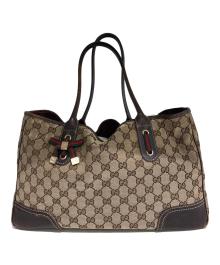 GUCCI（グッチ）の古着「トートバッグ　GG」｜ベージュ