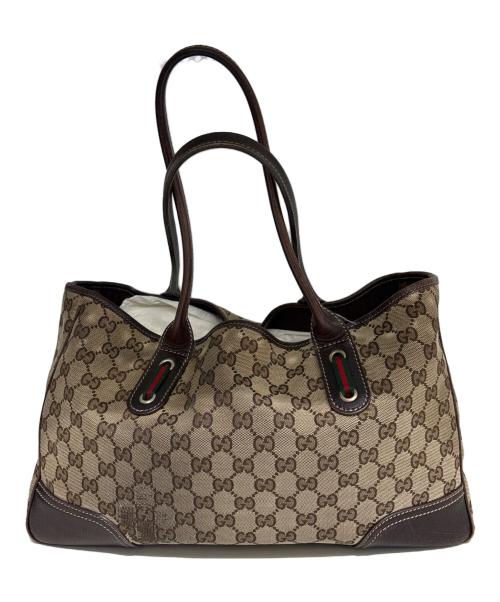 GUCCI（グッチ）GUCCI (グッチ) トートバッグ　GG ベージュの古着・服飾アイテム