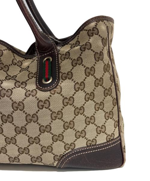 GUCCI（グッチ）GUCCI (グッチ) トートバッグ　GG ベージュの古着・服飾アイテム
