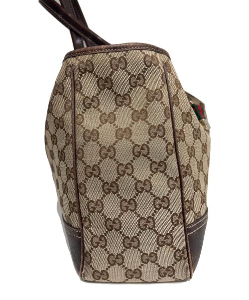 GUCCI（グッチ）GUCCI (グッチ) トートバッグ　GG ベージュの古着・服飾アイテム