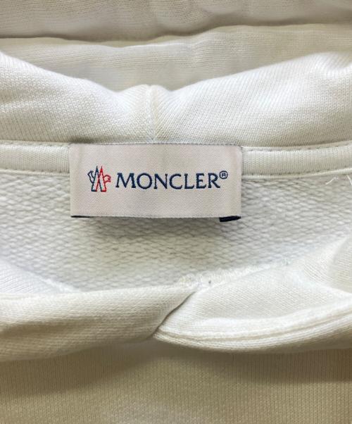 MONCLER（モンクレール）MONCLER (モンクレール) ロゴバイカラープルオーバーパーカー グレー サイズ:Lの古着・服飾アイテム