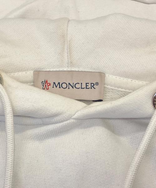 MONCLER（モンクレール）MONCLER (モンクレール) ロゴバイカラープルオーバーパーカー グレー サイズ:Lの古着・服飾アイテム