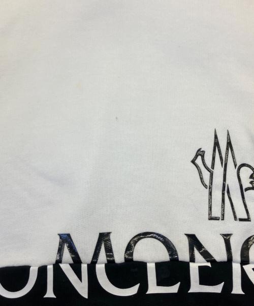 MONCLER（モンクレール）MONCLER (モンクレール) ロゴバイカラープルオーバーパーカー グレー サイズ:Lの古着・服飾アイテム