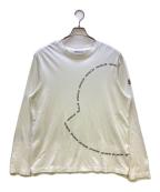 MONCLERモンクレール）の古着「長袖カットソー LS T-SHIRT」｜ホワイト