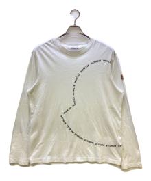 MONCLER（モンクレール）の古着「長袖カットソー LS T-SHIRT」｜ホワイト