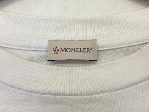 MONCLER（モンクレール）MONCLER (モンクレール) 長袖カットソー LS T-SHIRT ホワイト サイズ:Lの古着・服飾アイテム
