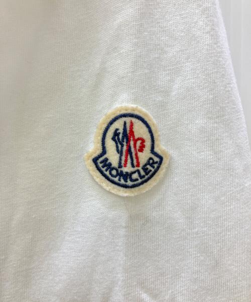 MONCLER（モンクレール）MONCLER (モンクレール) 長袖カットソー LS T-SHIRT ホワイト サイズ:Lの古着・服飾アイテム
