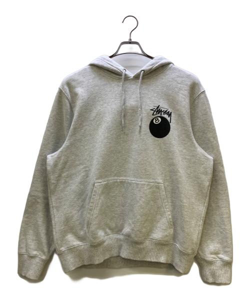 stussy（ステューシー）stussy (ステューシー) プルオーバーパーカー ホワイト サイズ:Mの古着・服飾アイテム