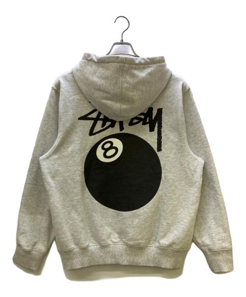 stussy（ステューシー）stussy (ステューシー) プルオーバーパーカー ホワイト サイズ:Mの古着・服飾アイテム