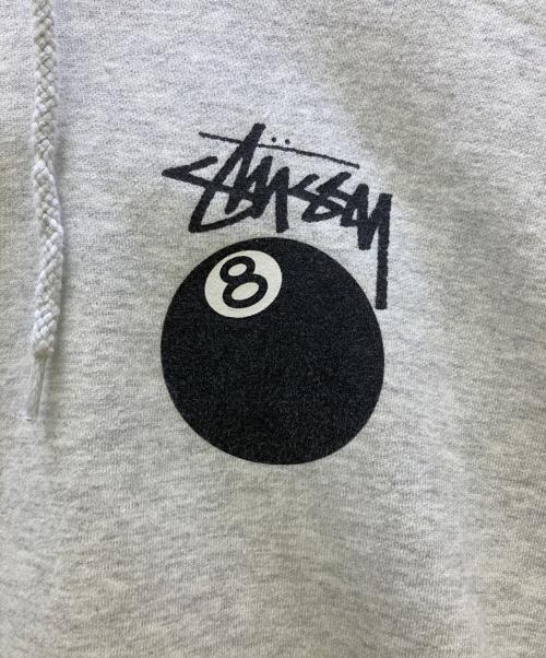 stussy（ステューシー）stussy (ステューシー) プルオーバーパーカー ホワイト サイズ:Mの古着・服飾アイテム