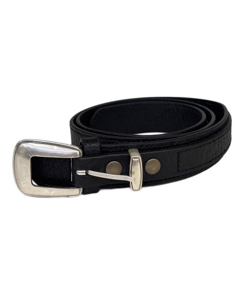 LEMAIRE（ルメール）LEMAIRE (ルメール) レザーベルト　MINIMAL WESTERN BELT ブラックの古着・服飾アイテム