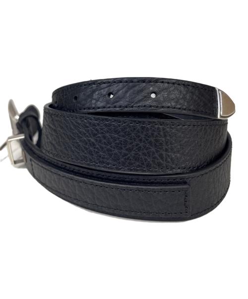 LEMAIRE（ルメール）LEMAIRE (ルメール) レザーベルト　MINIMAL WESTERN BELT ブラックの古着・服飾アイテム