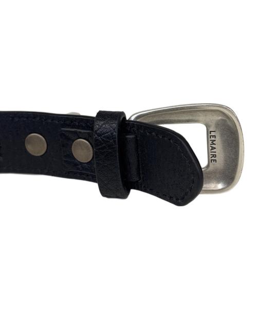 LEMAIRE（ルメール）LEMAIRE (ルメール) レザーベルト　MINIMAL WESTERN BELT ブラックの古着・服飾アイテム