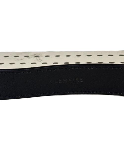 LEMAIRE（ルメール）LEMAIRE (ルメール) レザーベルト　MINIMAL WESTERN BELT ブラックの古着・服飾アイテム