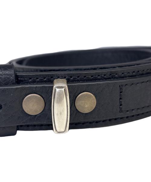 LEMAIRE（ルメール）LEMAIRE (ルメール) レザーベルト　MINIMAL WESTERN BELT ブラックの古着・服飾アイテム