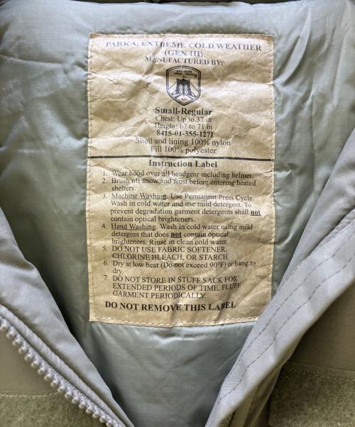 ECWCS（エクワックス）ECWCS (エクワックス) GEN3 Level 7 PRIMALOFT JACKET グレー サイズ:Sの古着・服飾アイテム