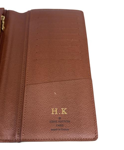 LOUIS VUITTON（ルイ ヴィトン）LOUIS VUITTON (ルイ ヴィトン) 2つ折り財布　モノグラム　ポルトフォイユ ブラザ ブラウンの古着・服飾アイテム