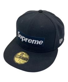 New Era×SUPREME（ニューエラ×シュプリーム）の古着「キャップ」｜ネイビー