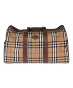 Burberry'sバーバリーズ）の古着「ボストンバッグ　ノバチェック」｜ブラウン