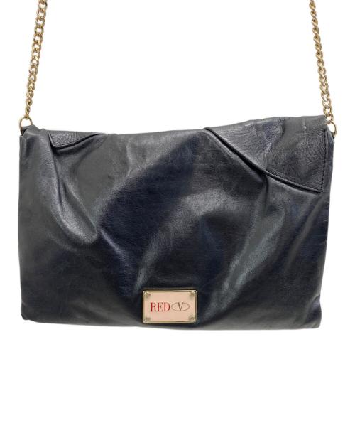 RED VALENTINO（レッドヴァレンティノ）RED VALENTINO (レッドヴァレンティノ) ショルダーバッグ ブラックの古着・服飾アイテム
