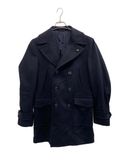 L'8（ロット）L'8 (ロット) ウールコート ネイビー サイズ:46の古着・服飾アイテム